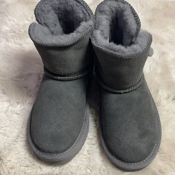 Aussie Merino Suede/Wool Kids Boots Y11 - Picture 11 of 16